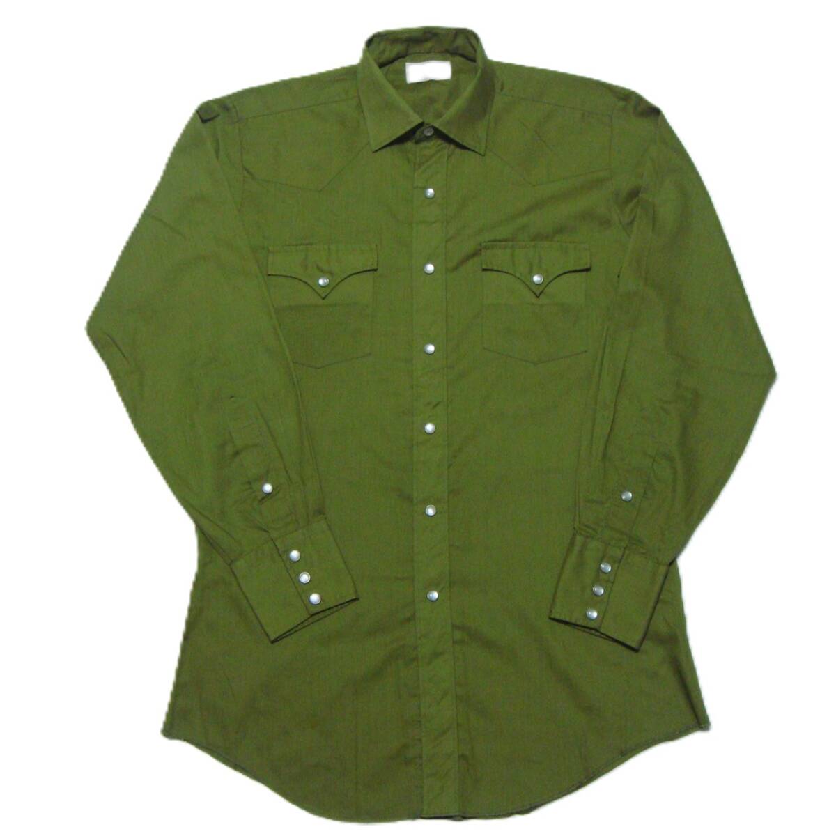 ■ H BAR C 【 80s ショートポイントカラー ^^ ウエスタンシャツ L 】 VINTAGE ビンテージ HBARC アメリカ古着 o11■_画像2