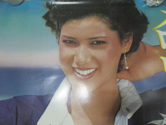 ◎17・資生堂ポスター　メロウカラー　時間よ止まれ　くちびるに　約103ｘ73ｃｍ_画像4