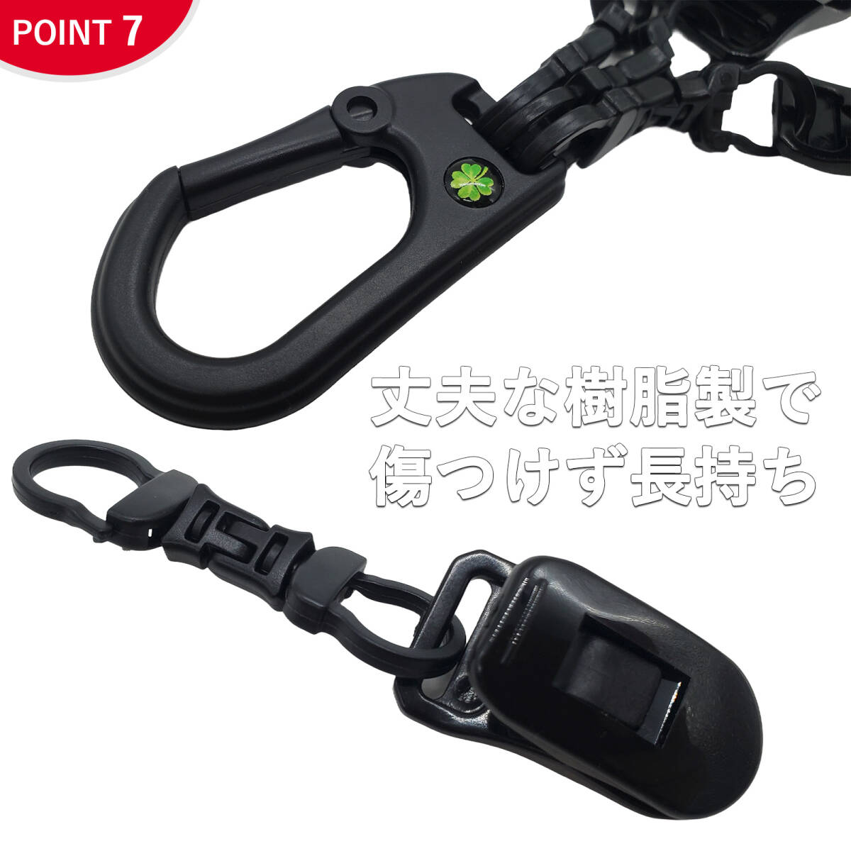 ゴルフ クリップ 2連 ゴルフクリップ 大容量 クリップ パターカバー グローブ クリップ タオル_画像7