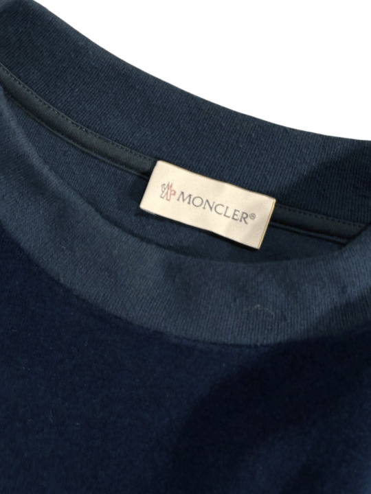 定価7.7万 MONCLER モンクレール 誘惑のベルベットタッチ！所有欲を刺激する スウェットシャツ クルーネック 長袖 G20918G00020899HE M_画像6