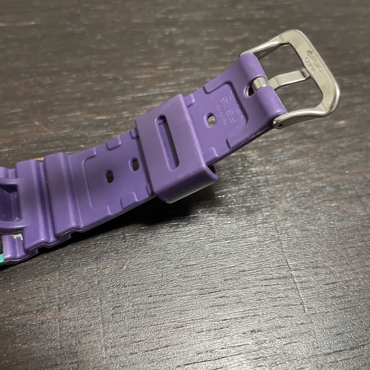 CASIO G-SHOCK DW-5600TB グリーン パープル 稼働品 現状 _画像9