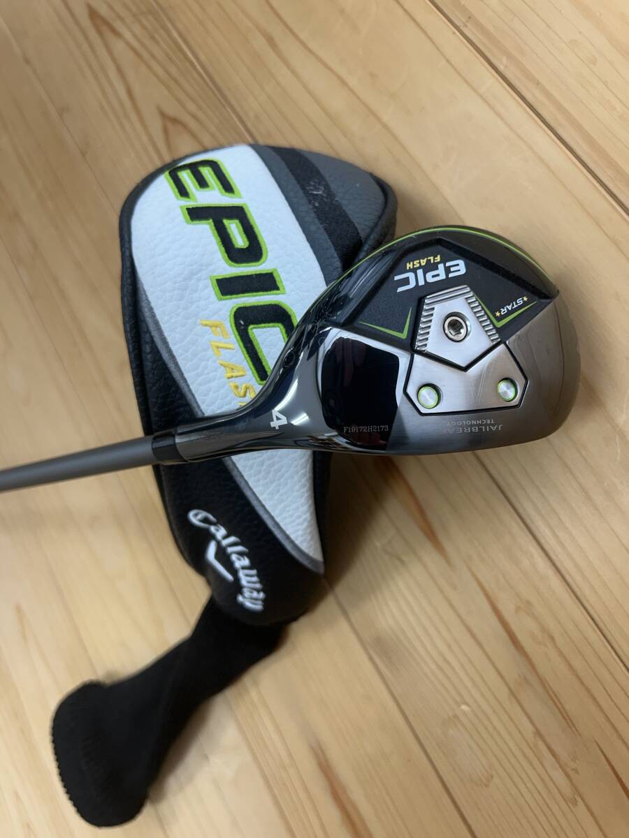 ●キャロウェイ EPIC FLASH STAR ４H 2０°　ＳＲ　HC付　美品中古●_画像2