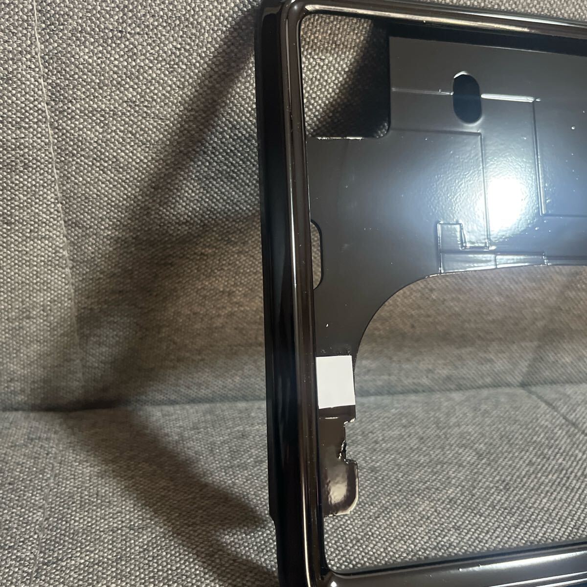 艶BLACK TOYOTA ナンバーフレーム カスタムペイント ナンバープレート TRD モデリスタ カスタム_画像3