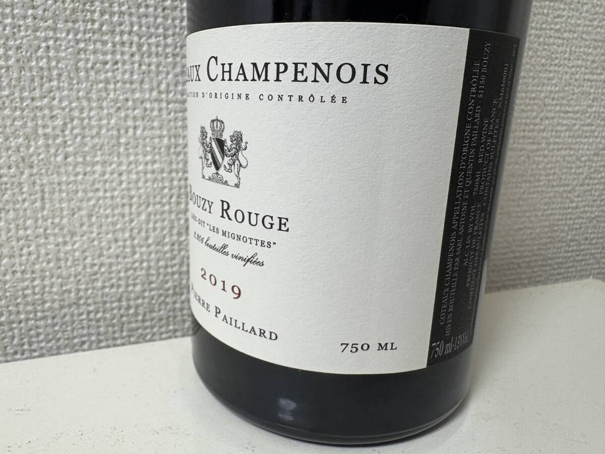  редкостный Pierre *pa year rukoto-* автомобиль mpnowabji-* rouge 2019 Coteaux Champenois Bouzy Rouge Les Mignottes производство количество 2206шт.