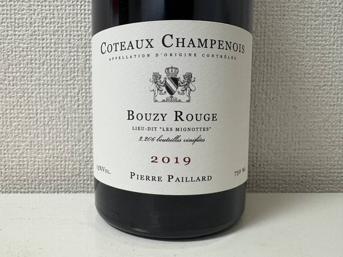  редкостный Pierre *pa year rukoto-* автомобиль mpnowabji-* rouge 2019 Coteaux Champenois Bouzy Rouge Les Mignottes производство количество 2206шт.