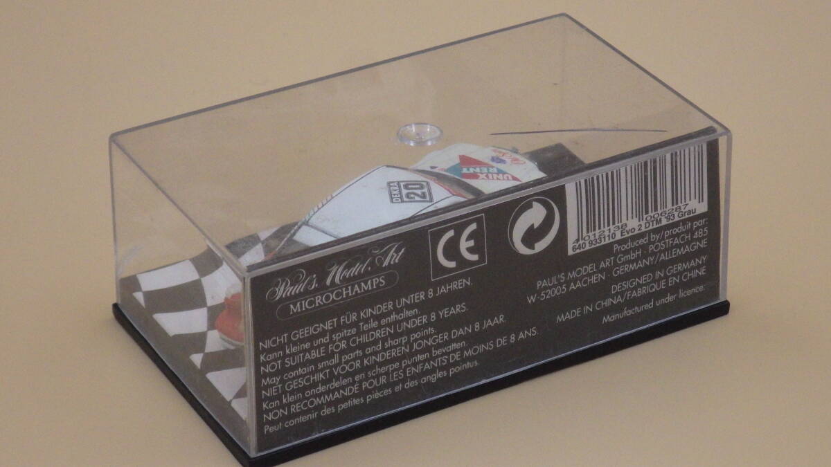 PMA MICRO Champs S=1/64 640 933110 Evo2 DTM '93 Grau_画像4