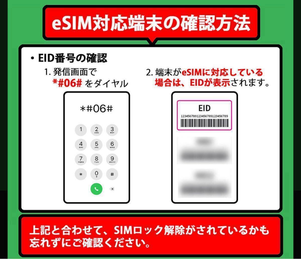 SALE 数量限定　プリペイドeSIM　データ通信3GB/月　データ通信専用　SMS受信可能　5_画像2