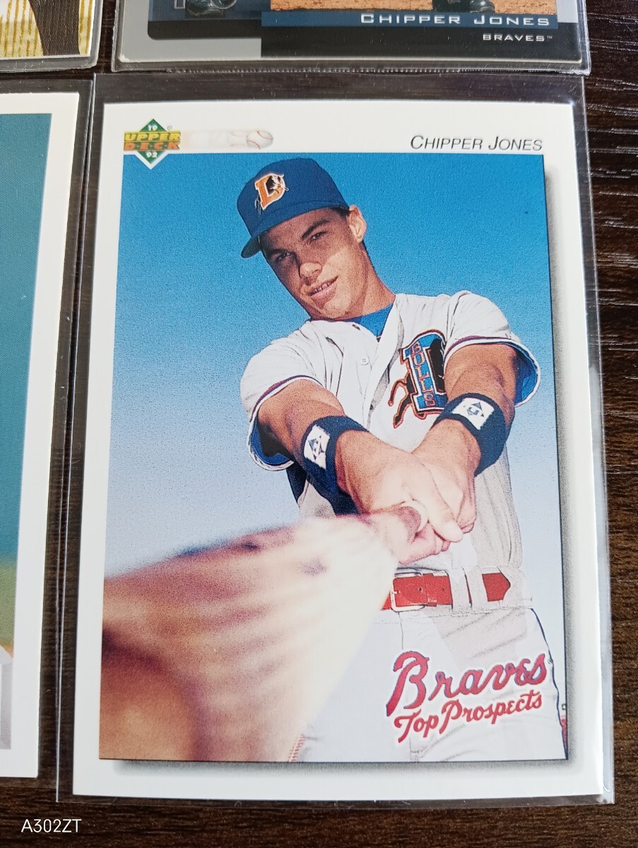 [ rookie карта содержит 9 шт. комплект ] CHIPPER JONES дробилка * Jones ROOKIE RC