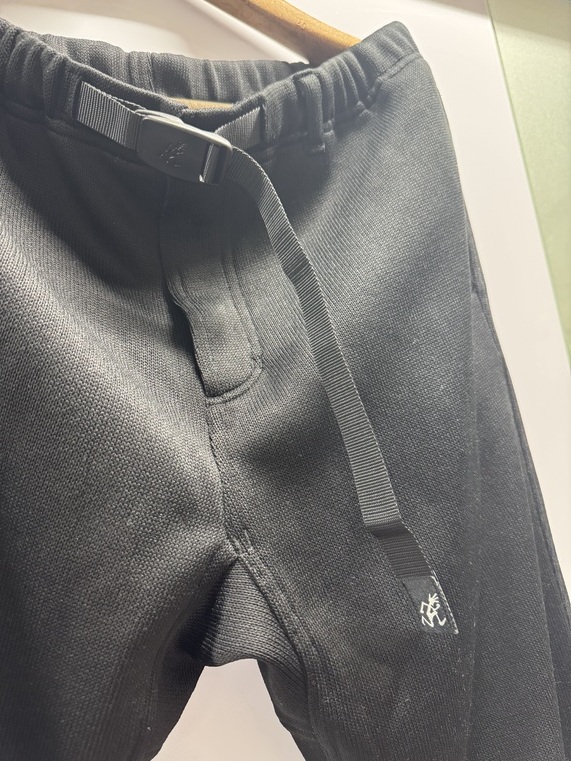 ★1円スタート★グラミチ Gramicci パンツ ブラック・ メンズ / 暖パン 裏起毛 【L】_画像4