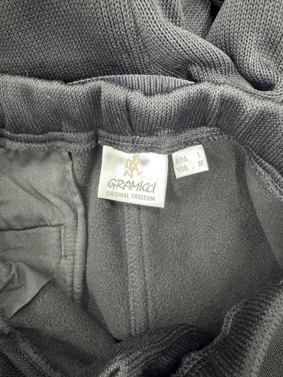 ★1円スタート★グラミチ Gramicci パンツ ブラック・ メンズ / 暖パン 裏起毛 【L】_画像6