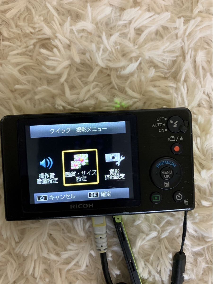 RICOH PX リコー コンパクトデジタルカメラ グリーン ライムグリーン デジタルカメラ_画像2