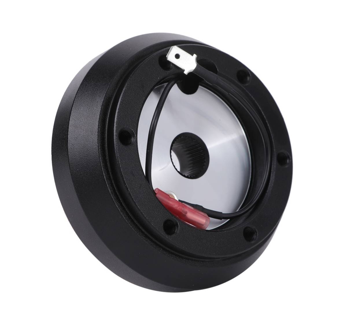 マツダ ショート ステアリングボス 薄型 アルミ RX8 SE3P NB RX7 FD3S FC3S ロードスター ハブ ナルディ momo クイック リリース 社外品_画像3