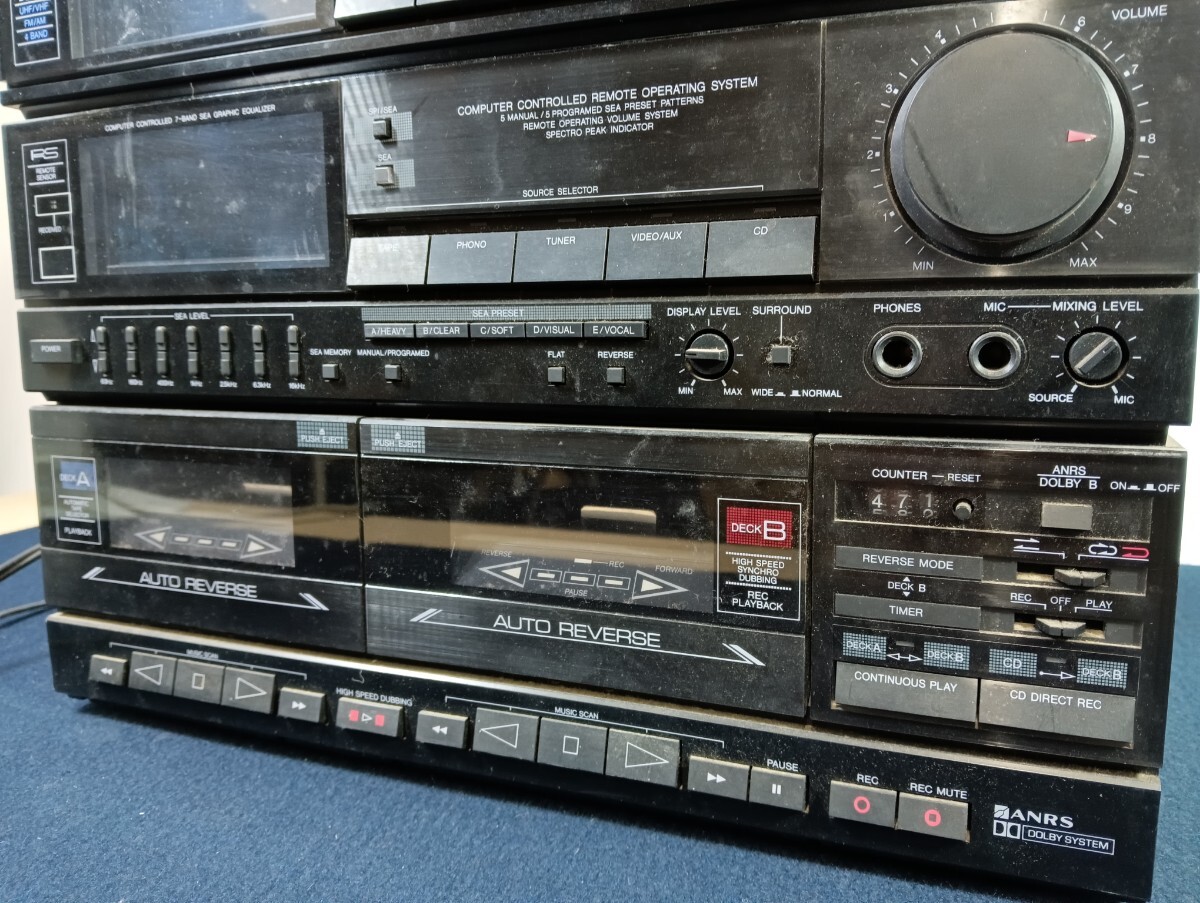 z1463 ジャンク Victor COMPACT DISC STEREO SYSTEM DC-330 オーディオ機器_画像2