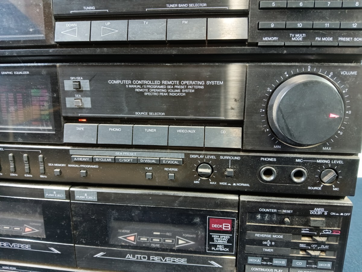 z1463 ジャンク Victor COMPACT DISC STEREO SYSTEM DC-330 オーディオ機器_画像8