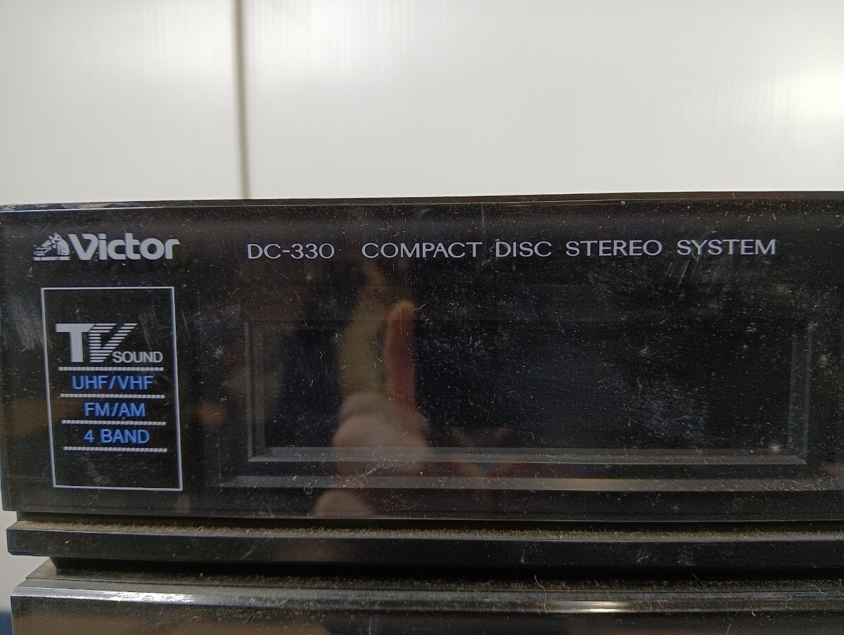 z1463 ジャンク Victor COMPACT DISC STEREO SYSTEM DC-330 オーディオ機器_画像9