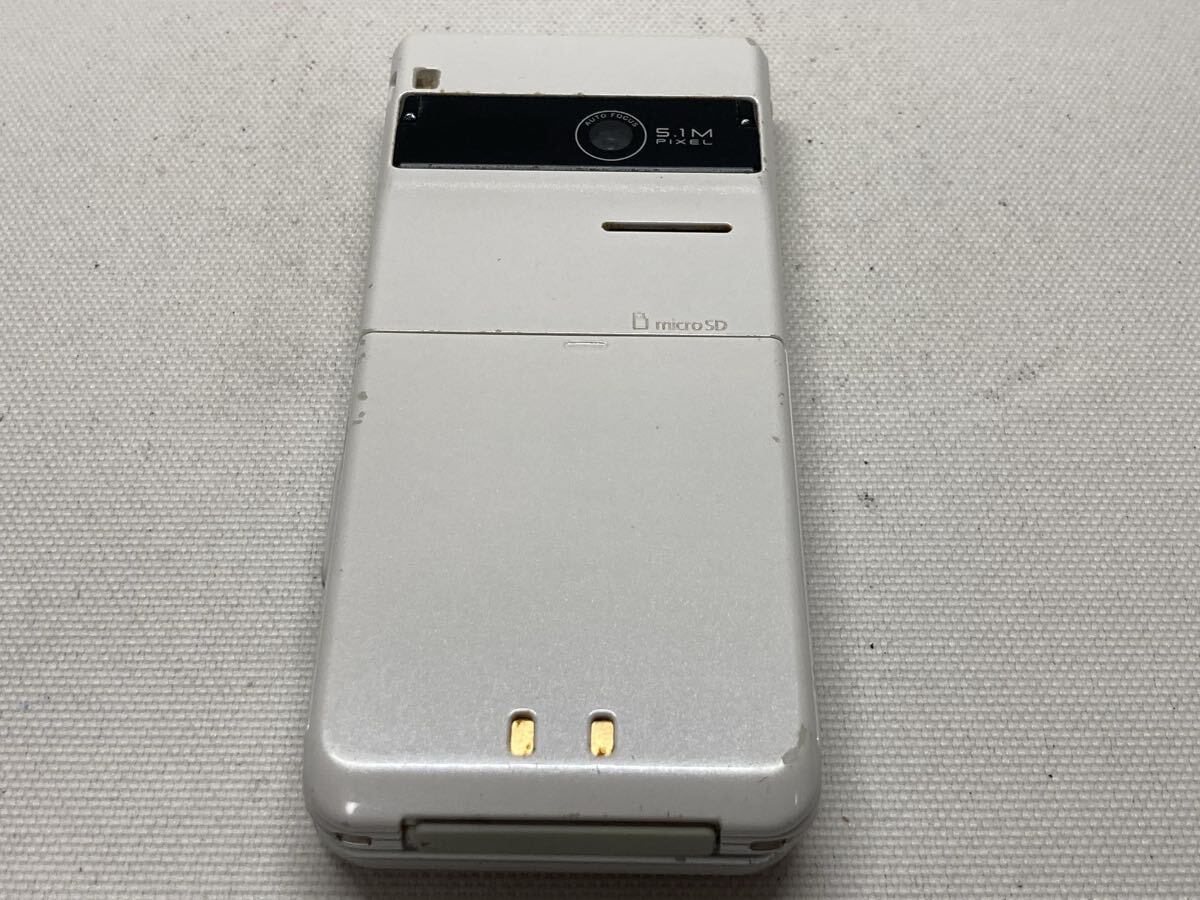 美品　docomo　ドコモ　P-07B　Panasonic　パナソニック　FOMA　携帯電話　ガラケー　ホワイト　j551d371dd_画像8