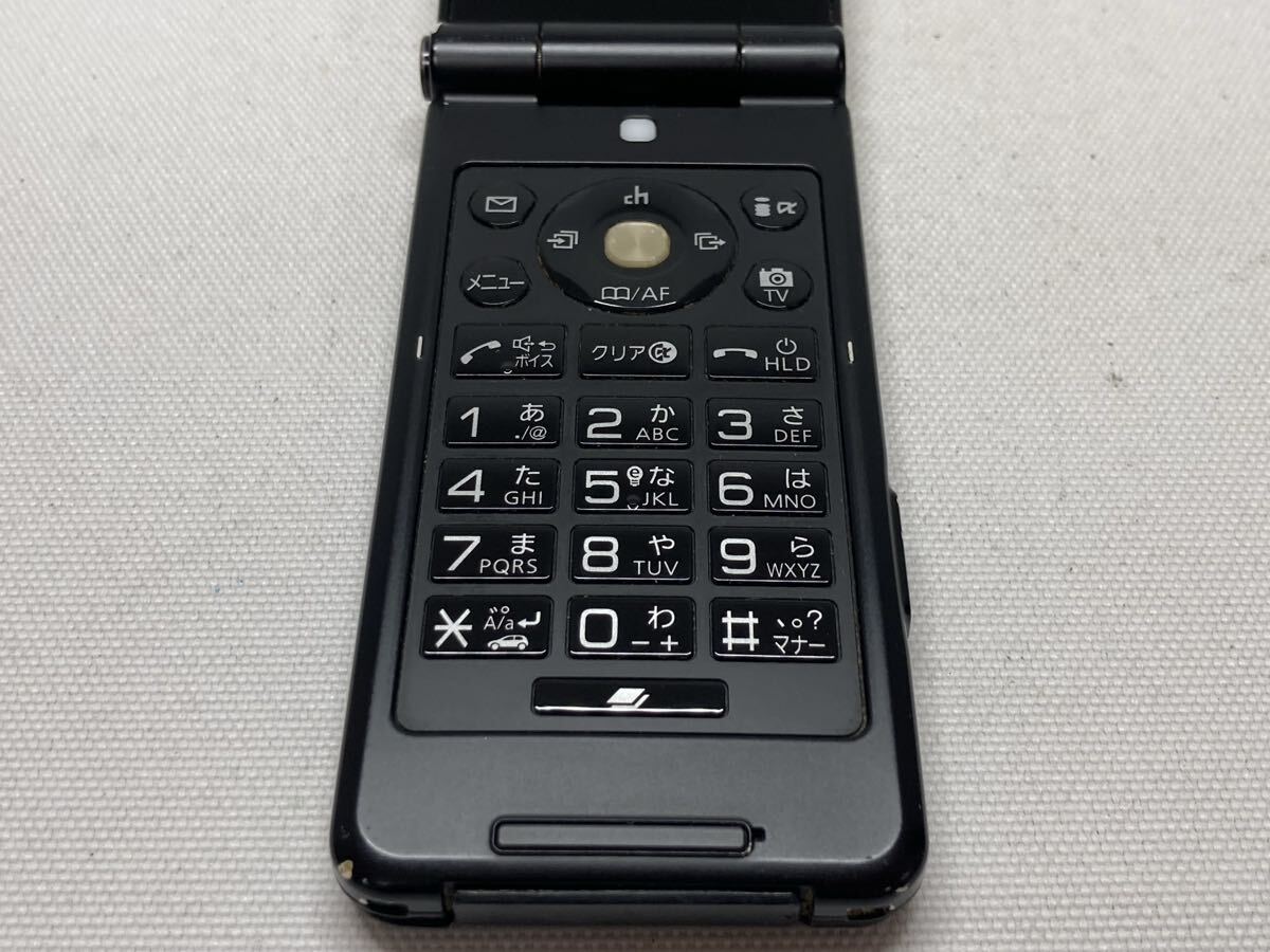 概ね美品 docomo ドコモ P-07B Panasonic パナソニック FOMA 携帯電話 ガラケー ブラック k424b497dd_画像5