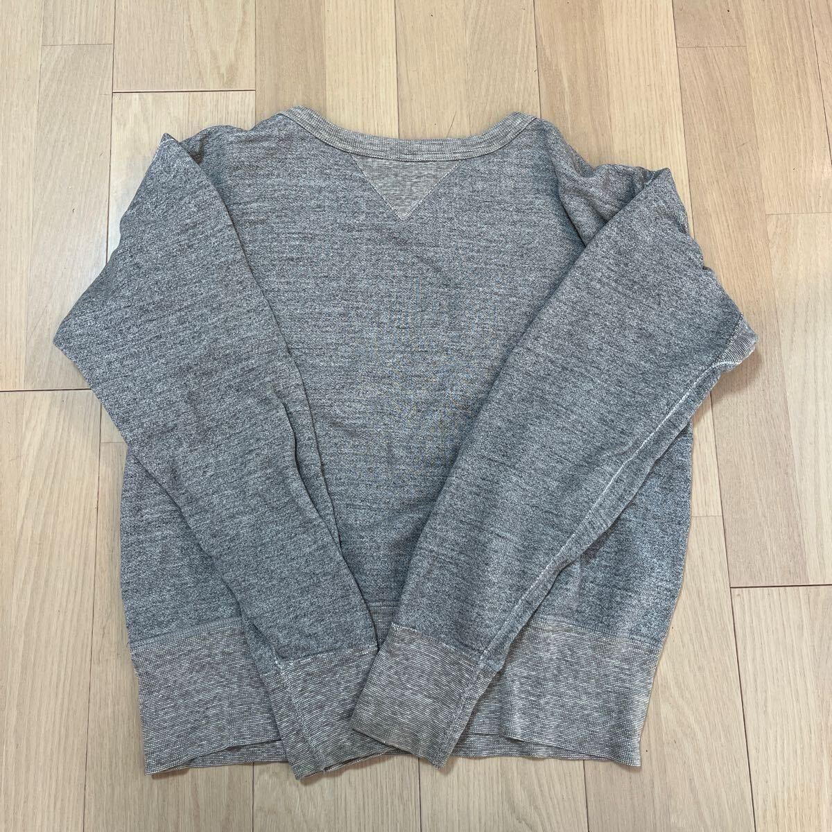 cheswick スウェット 両V グレー　リブ長_画像4