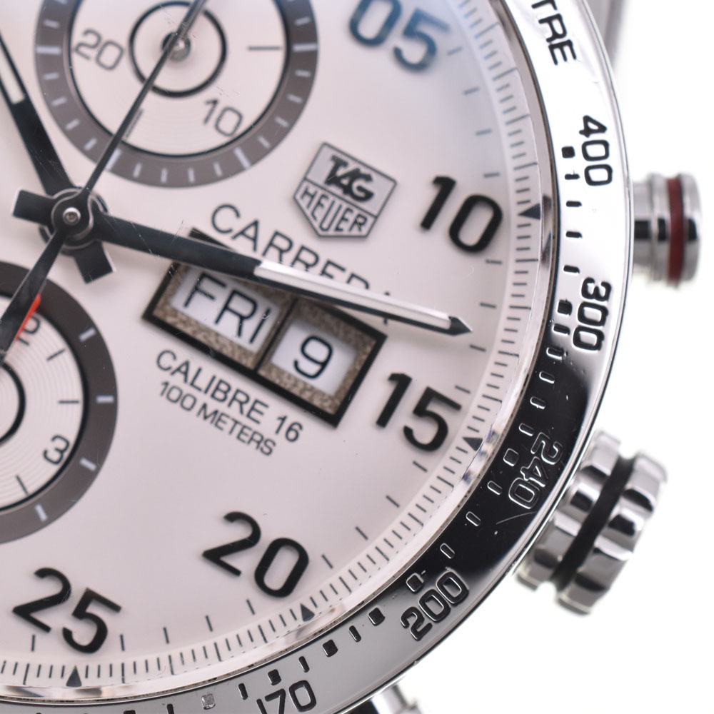タグホイヤー TAG HEUER CV2A11.BA0796 カレラ キャリバー16 クロノグラフ デイデイト 自動巻き メンズ 良品 P#143498_画像9