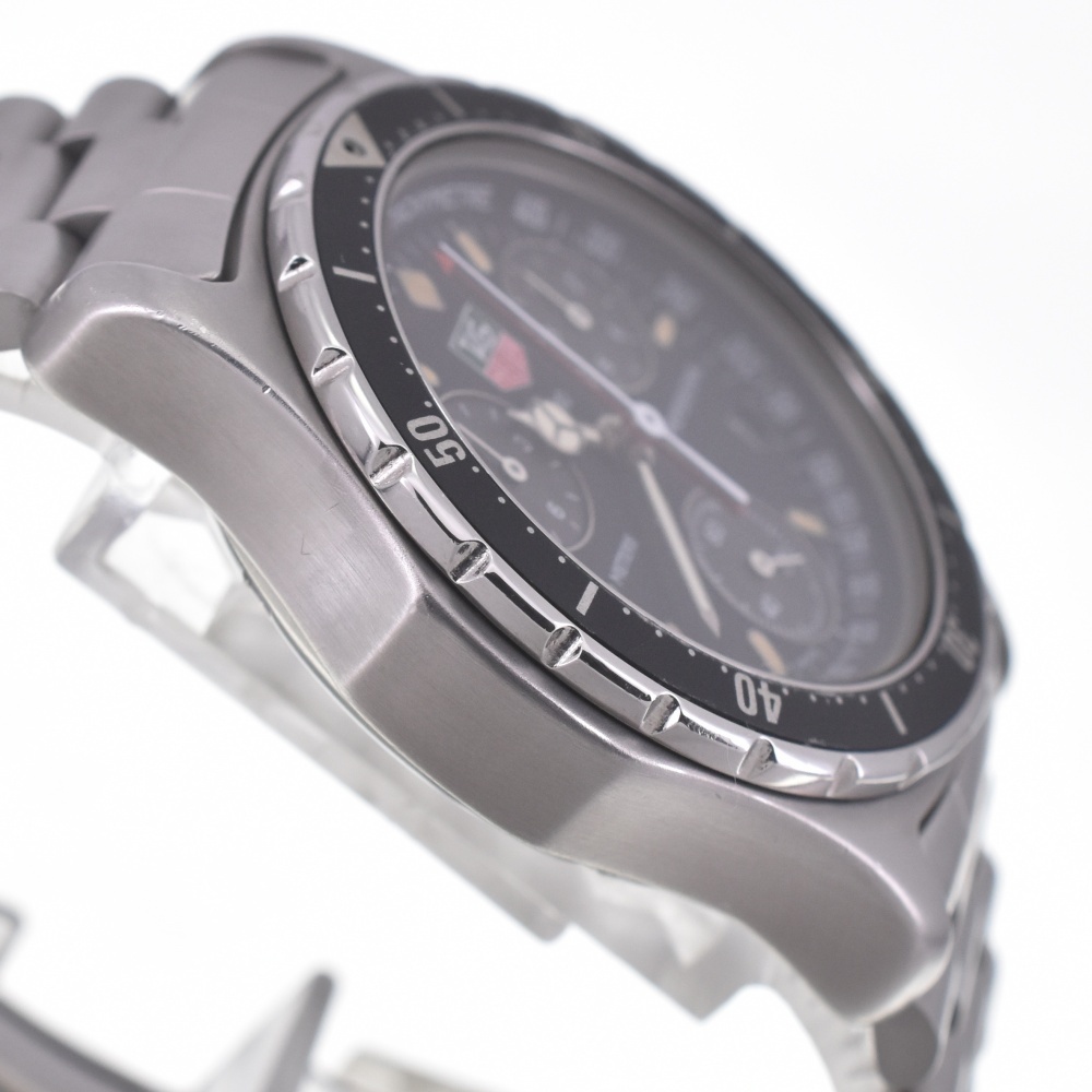 値下 タグホイヤー TAG HEUER 570.206 2000シリーズ プロフェッショナル クロノグラフ デイト クォーツ メンズ Q#141132_画像4
