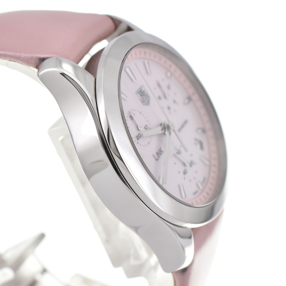 タグホイヤー TAG HEUER CJF1311.FC6190 リンク クロノグラフ デイト クォーツ レディース 美品 箱付き R#143943_画像4