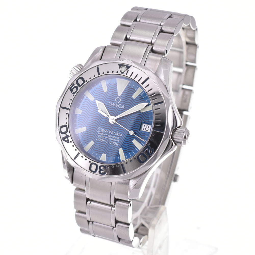 オメガ OMEGA 2253.80 シーマスター プロフェッショナル 300M デイト 自動巻き ボーイズ 良品 R#143586_画像2