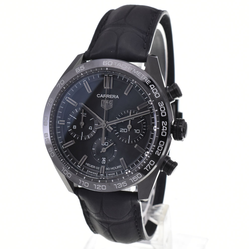タグホイヤー TAG HEUER CBN2A1G カレラ キャリバーホイヤー02 300本限定 クロノグラフ 自動巻き メンズ 良品 内箱付き A#143878_画像2