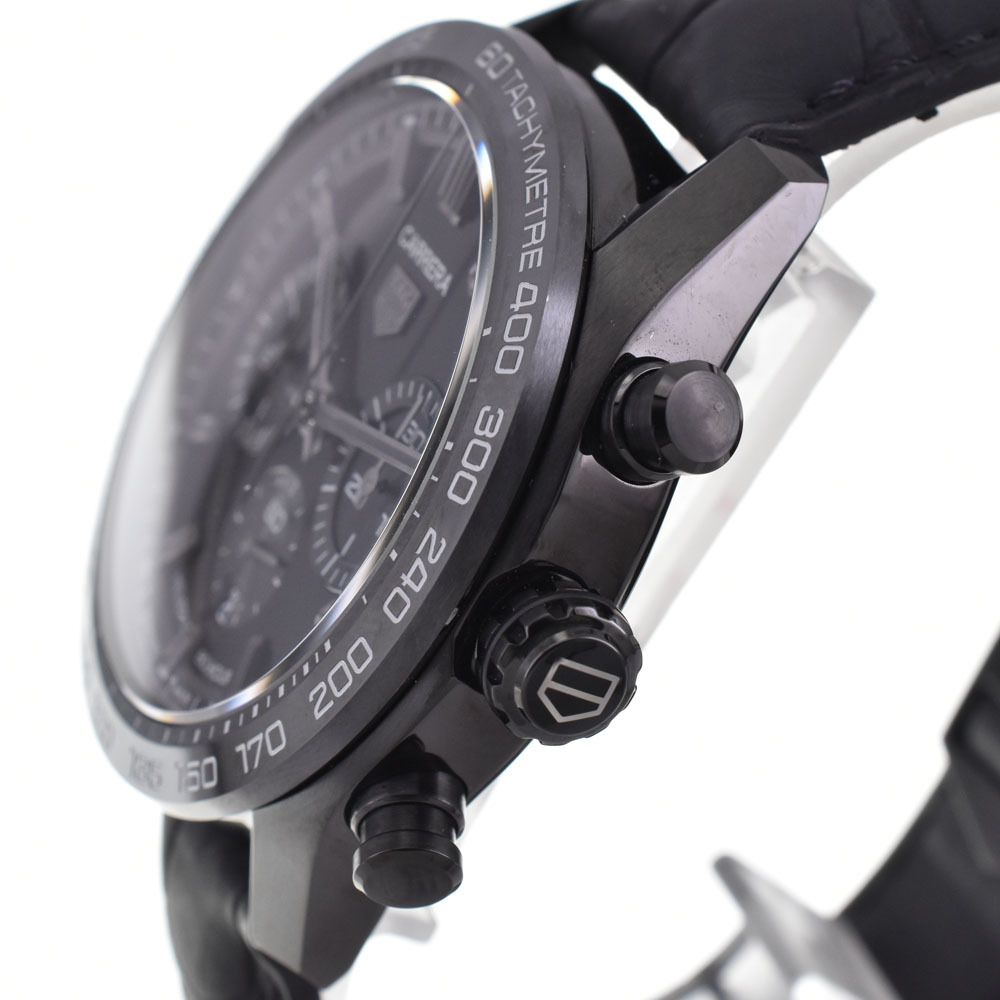 タグホイヤー TAG HEUER CBN2A1G カレラ キャリバーホイヤー02 300本限定 クロノグラフ 自動巻き メンズ 良品 内箱付き A#143878_画像3