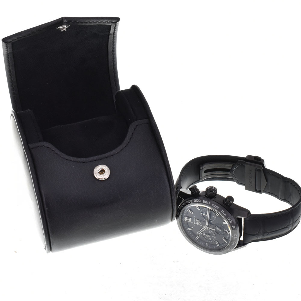 タグホイヤー TAG HEUER CBN2A1G カレラ キャリバーホイヤー02 300本限定 クロノグラフ 自動巻き メンズ 良品 内箱付き A#143878_画像8