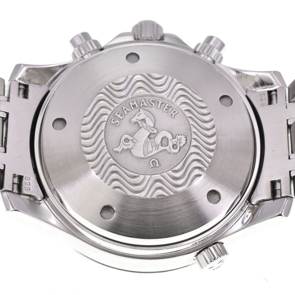 オメガ OMEGA 2598.80 シーマスター 300M クロノグラフ デイト 自動巻き メンズ 良品 箱付き A#143859_画像6