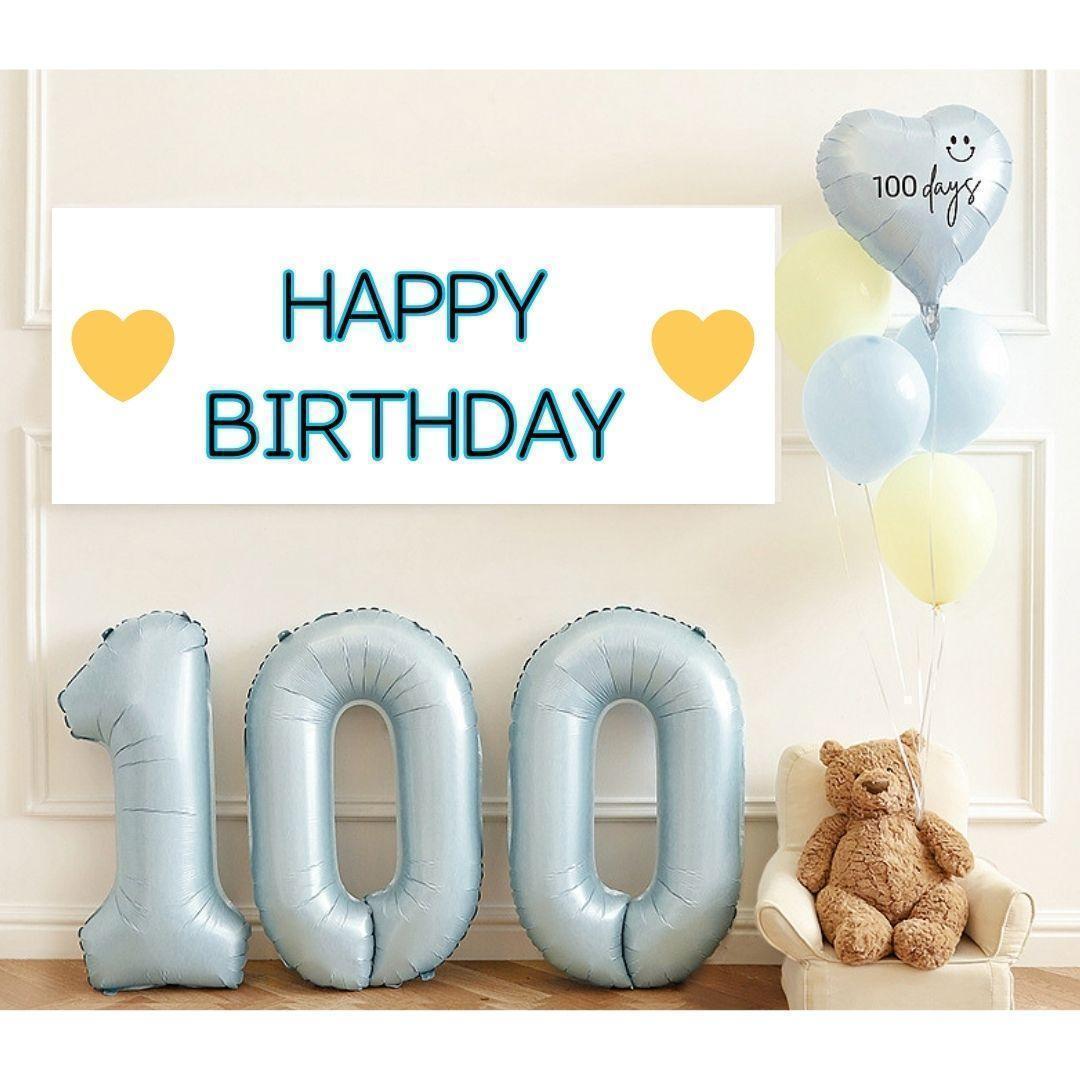 ミルキーブルー 　4　数字　ナンバーバルーン　誕生日　お祝い　記念日　32インチ　行事　イベント　パーティ　風船　ベビー　バースデイ　_画像2