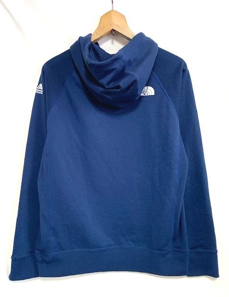 ☆美品 THE NORTH FACE ノースフェイス COLOR HEATHERED SWEAT HOODIE ハーフドームロゴ 裏毛スウェット プルオーバーフーディ ネイビー_画像4