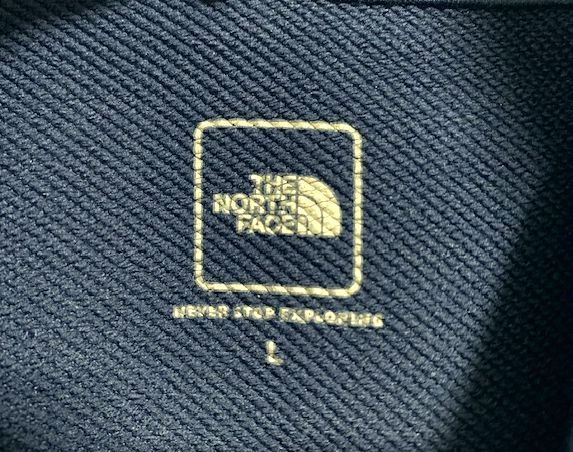☆美品 THE NORTH FACE ノースフェイス COLOR HEATHERED SWEAT HOODIE ハーフドームロゴ 裏毛スウェット プルオーバーフーディ ネイビー_画像6