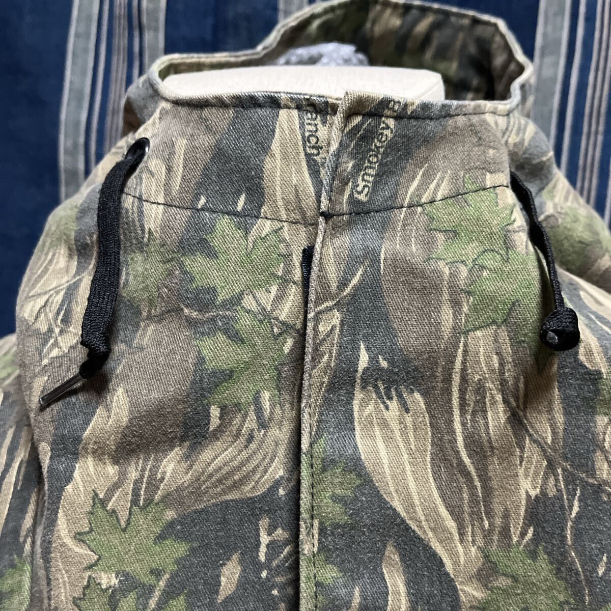 90s 〜 pullover jacket 8415-01-184-1330 rothco military division smokey branch camouflage anorak アノラック プルオーバー 迷彩 _画像6