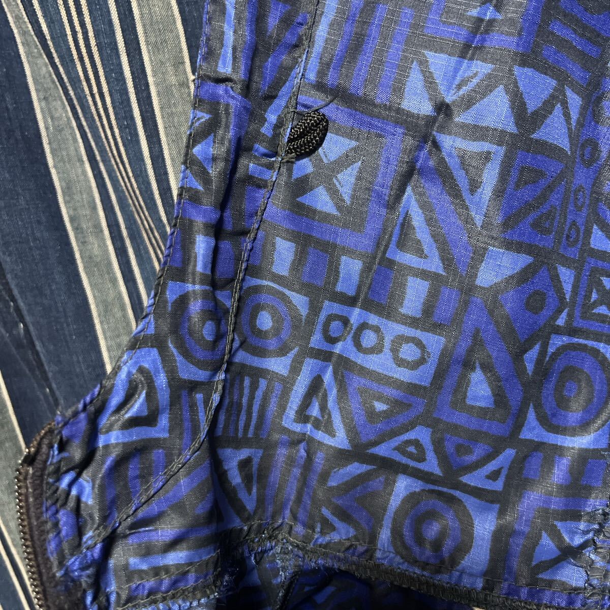 2 幾何学模様 60s 70s sears sportswear sears roebuck half zip pullover parka 60年代 70年代 シアーズ ナイロン アノラックパーカー_画像3