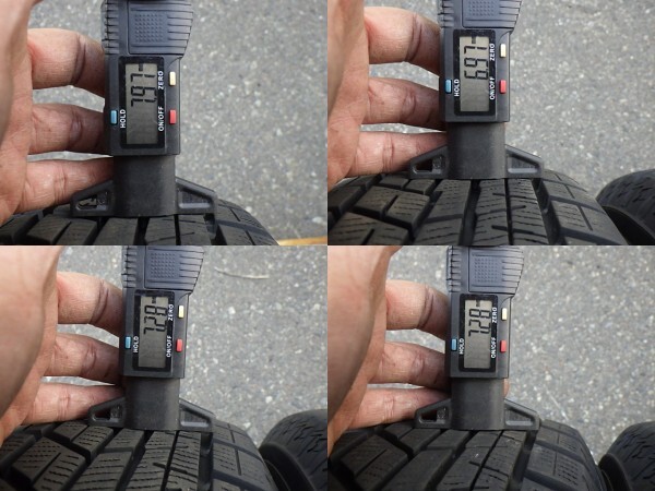 2411-481 weds VELVA アルミホイール&スタッドレスタイヤ 155/65R13 2022年 4本セット 個人宅発送不可商品_画像7