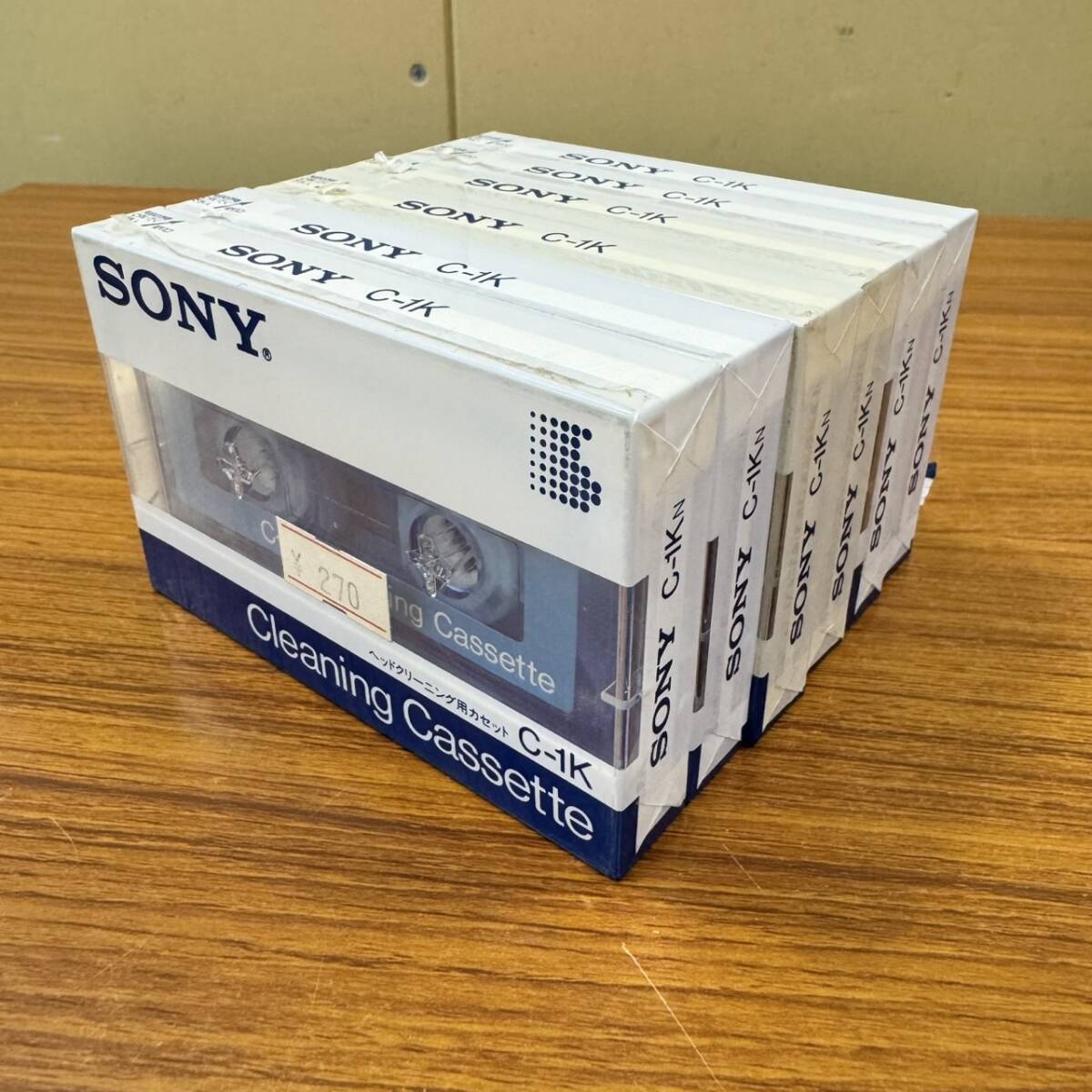 【未使用品】SONY ソニー C-1K ヘッドクリーニング用 カセット 6点 まとめ 長期保管品 _画像5