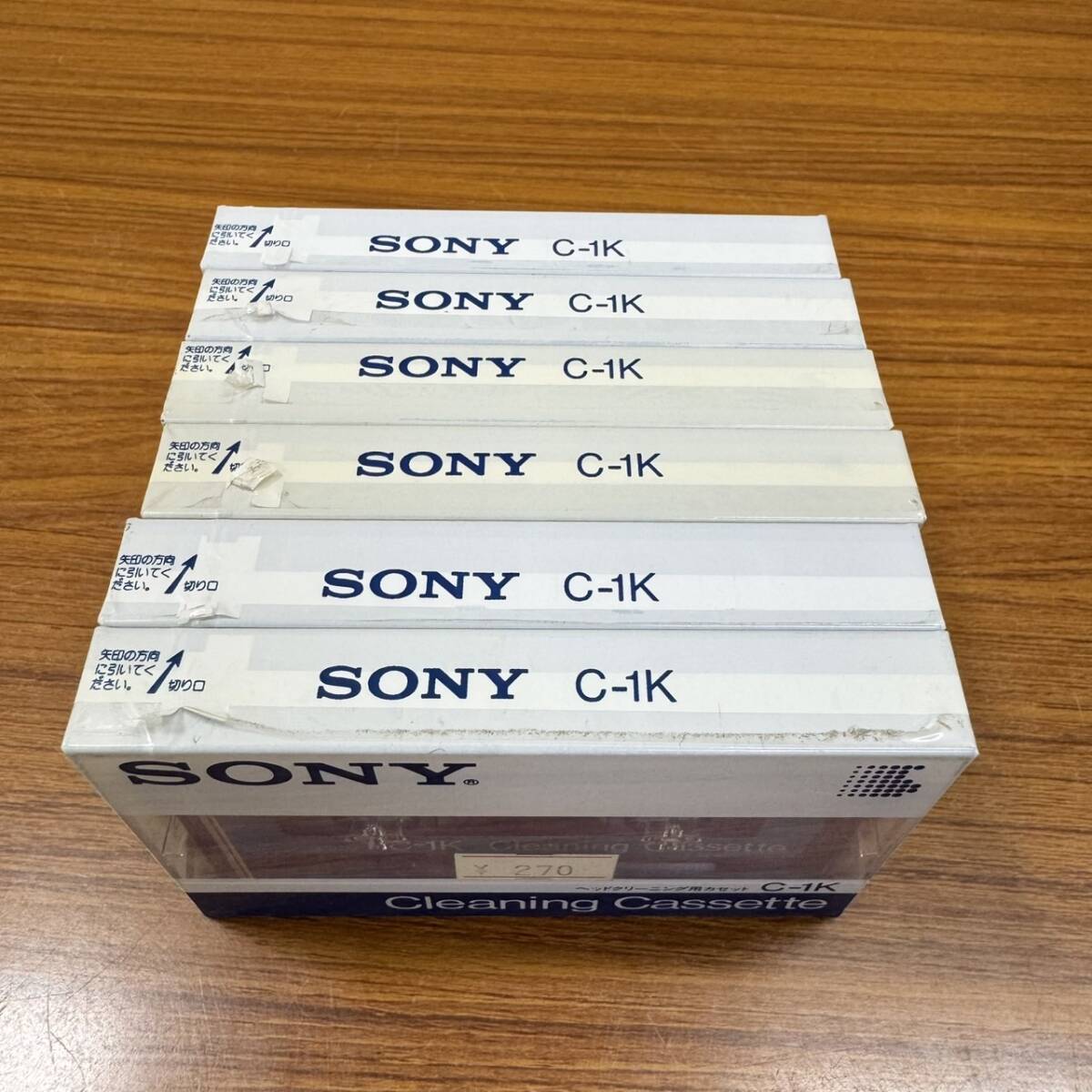 【未使用品】SONY ソニー C-1K ヘッドクリーニング用 カセット 6点 まとめ 長期保管品 _画像6