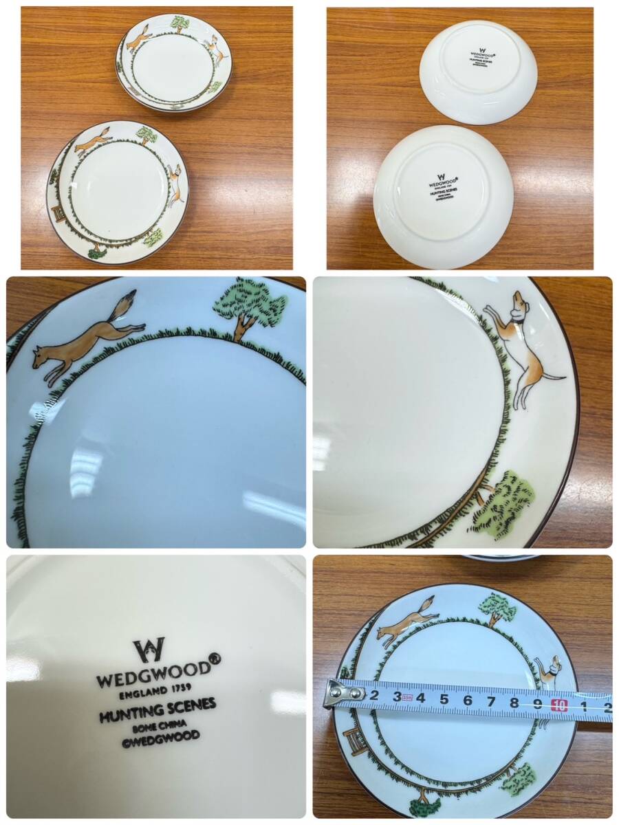 WEDGWOOD ウェッジウッド HUNTING SCENES ハンティングシーン 5点 まとめ ティーポット ジャパニーズティーカップ&ソーサー 湯呑み_画像5