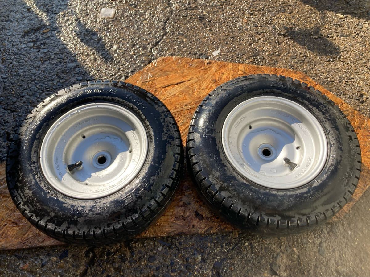 61787■ ホンダ ジャイロX TD02 FI車 (120番台〜) リア ホイール 左右 検索★ ジャイロキャノピー TA03_画像1