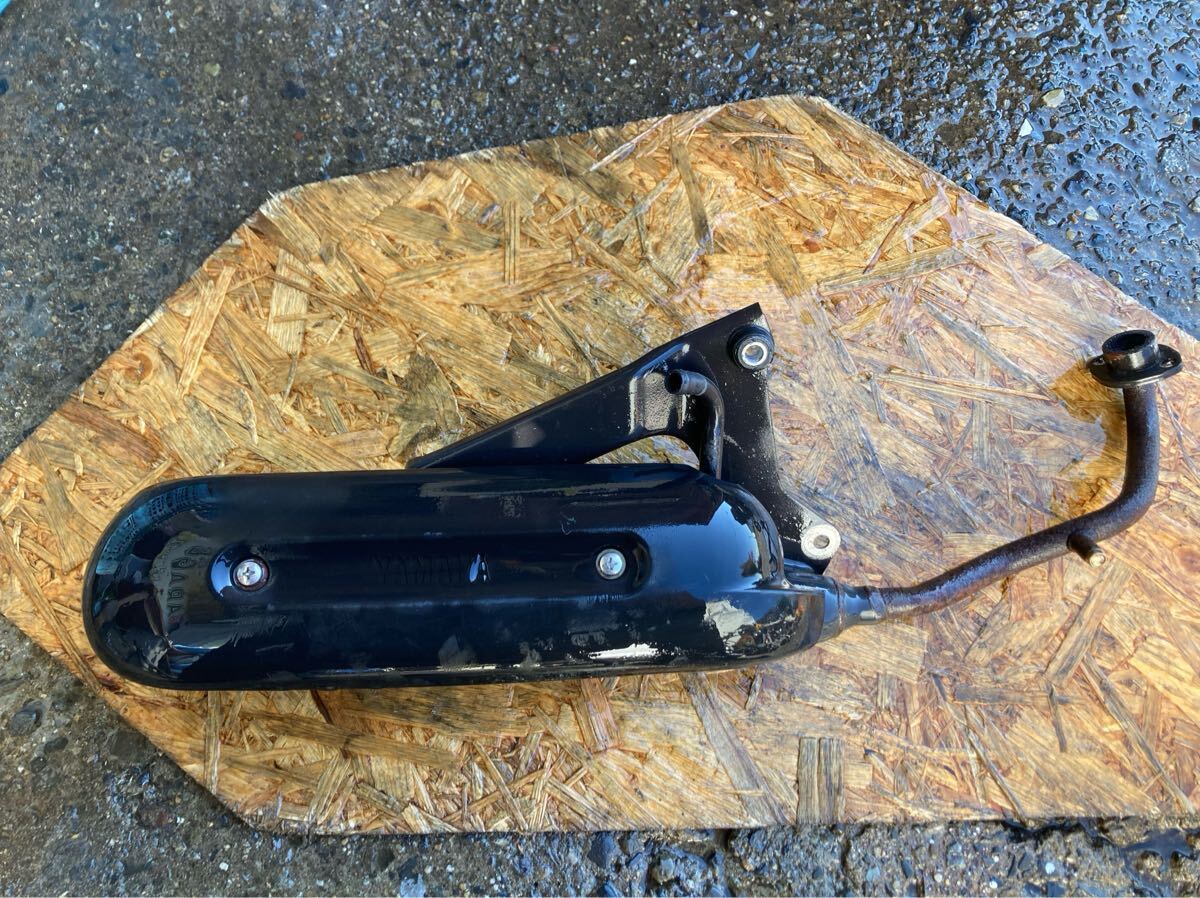 61847■ ヤマハ ジョグ SA36J (144番台〜) 純正 実動 吹き上がりOK!! マフラー　〈3P3〉_画像1