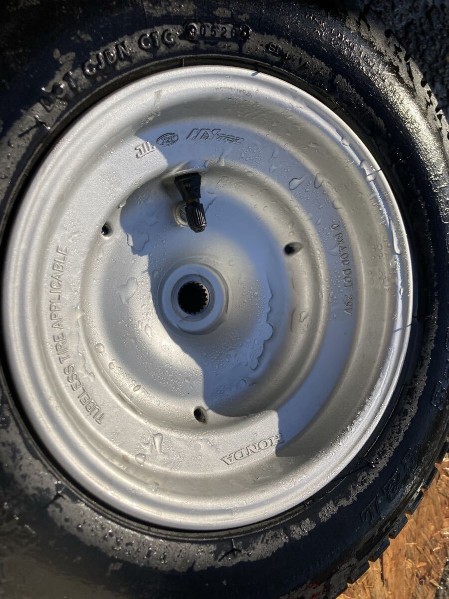 61787■ ホンダ ジャイロX TD02 FI車 (120番台〜) リア ホイール 左右 検索★ ジャイロキャノピー TA03_画像3