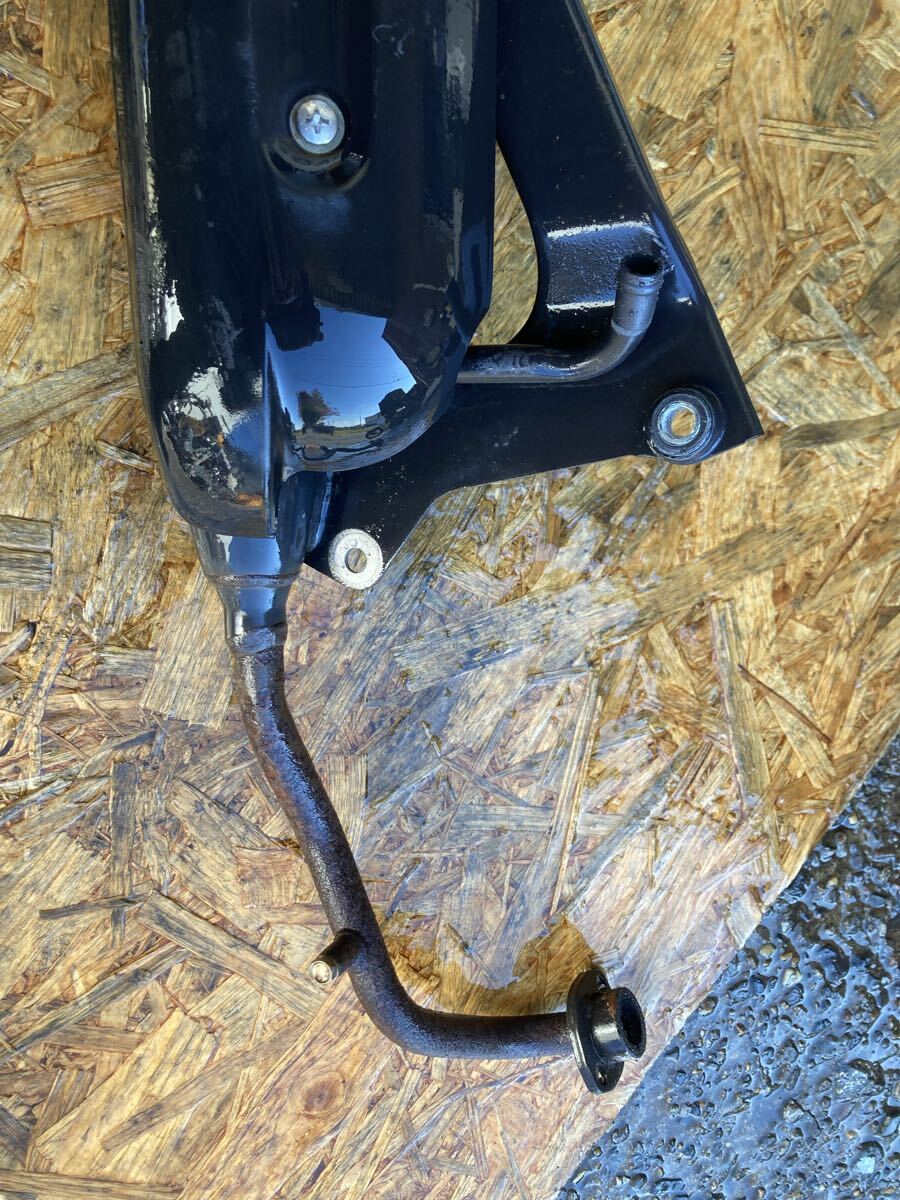 61847■ ヤマハ ジョグ SA36J (144番台〜) 純正 実動 吹き上がりOK!! マフラー　〈3P3〉_画像2