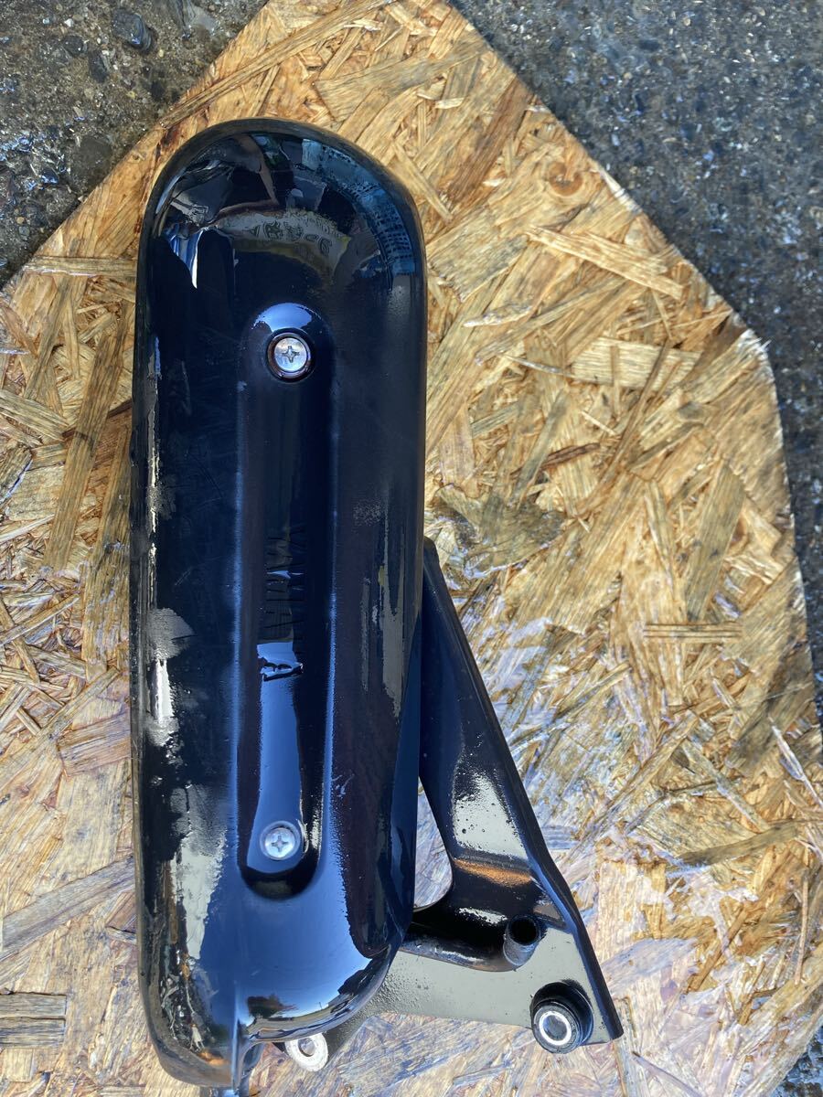 61847■ ヤマハ ジョグ SA36J (144番台〜) 純正 実動 吹き上がりOK!! マフラー　〈3P3〉_画像3