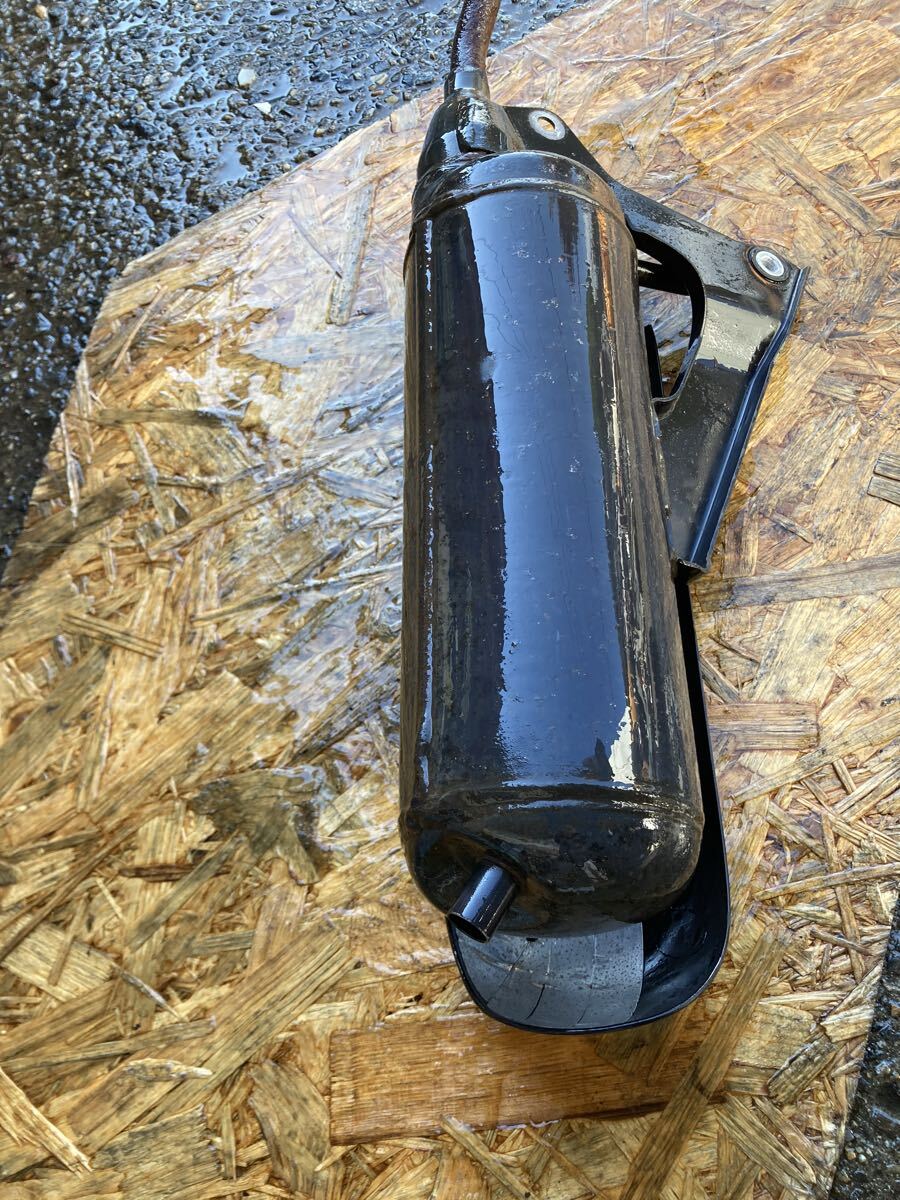 61847■ ヤマハ ジョグ SA36J (144番台〜) 純正 実動 吹き上がりOK!! マフラー　〈3P3〉_画像6