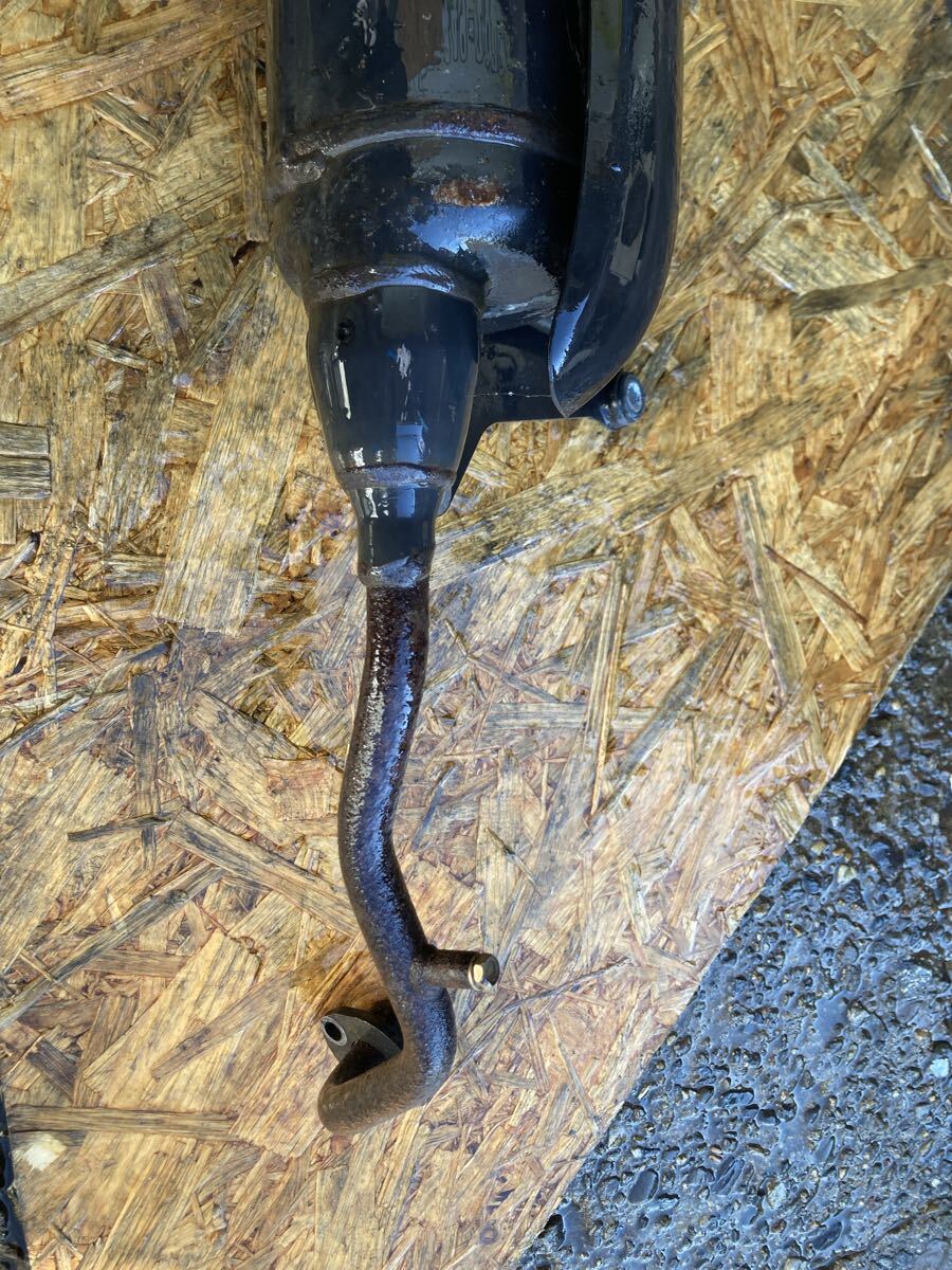 61847■ ヤマハ ジョグ SA36J (144番台〜) 純正 実動 吹き上がりOK!! マフラー　〈3P3〉_画像7