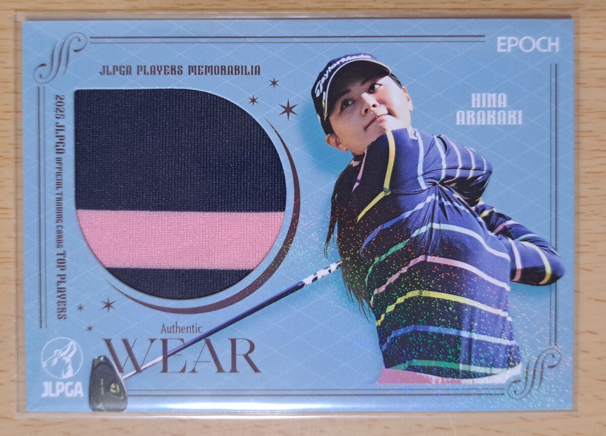 新垣比菜 2025女子ゴルフ メモラビリア(ウエア)カード 100枚限定 074/100 _画像1