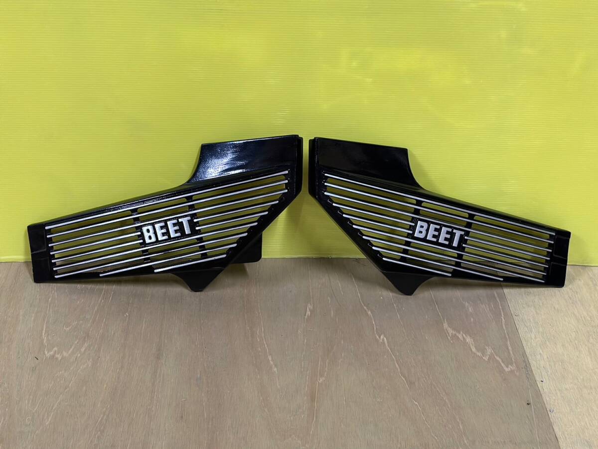 アルフィン 黒 CBR400F ロゴ有/① NC17中古 アルミ/ サイドカバーBEET ビート セレクト キジマ ヨシムラ 社外 CBX400F ホンダ_画像8