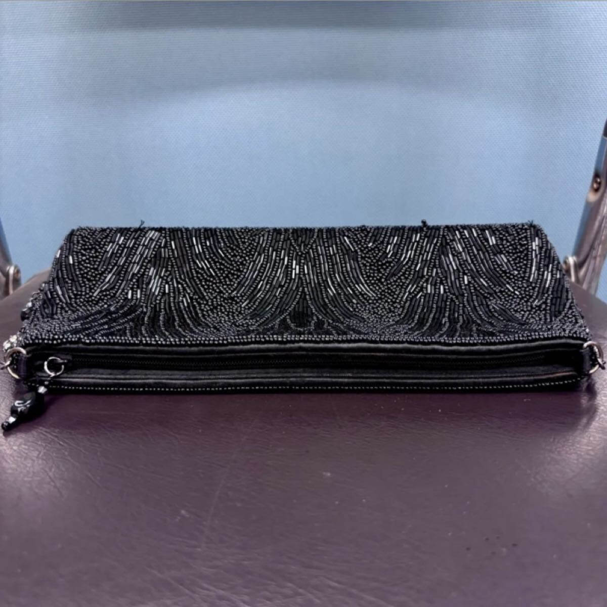 1051 TOMORROW LAND цепь 2WAY клатч церемония вечерняя сумочка черный