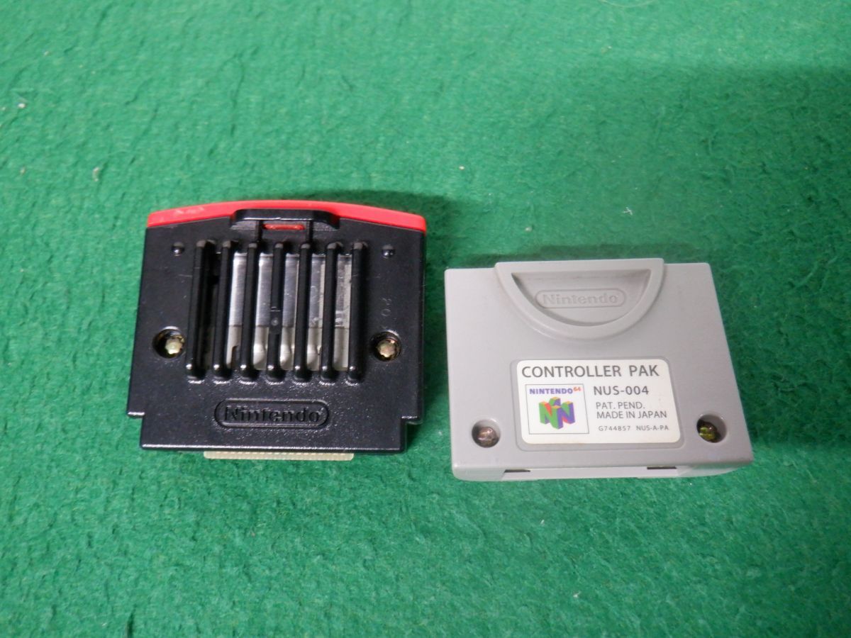 ニンテンドー64 メモリー拡張パック NUS-007/コントローラーパック　NUS-004 ※動作未確認_画像2